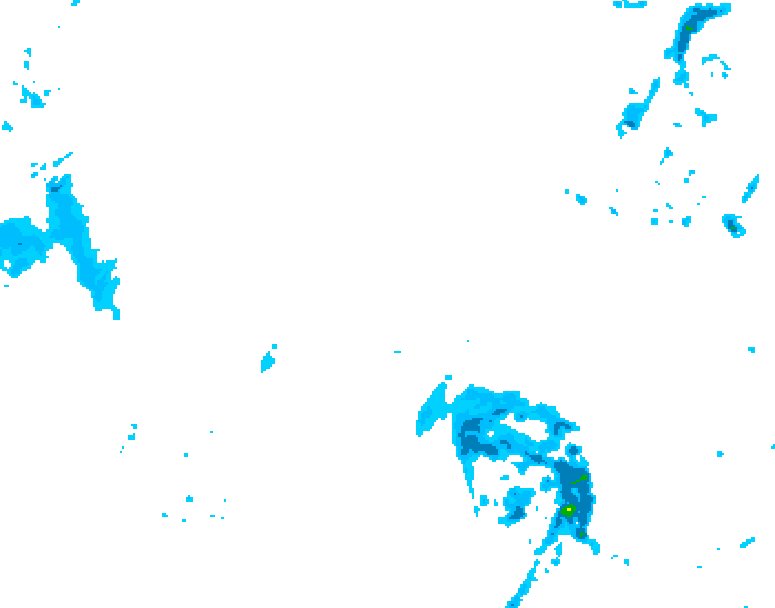GDPS precipitation 240 hour forecast chart for Canada based on 2025/12/30 1200Z data