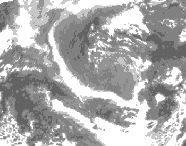 GDPS total cloud 060 hour forecast chart for Canada based on 2025/12/30 1200Z data