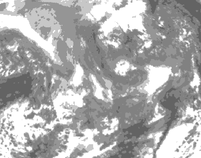 GDPS total cloud 168 hour forecast chart for Canada based on 2025/12/30 1200Z data