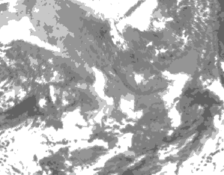 GDPS total cloud 180 hour forecast chart for Canada based on 2025/12/30 1200Z data
