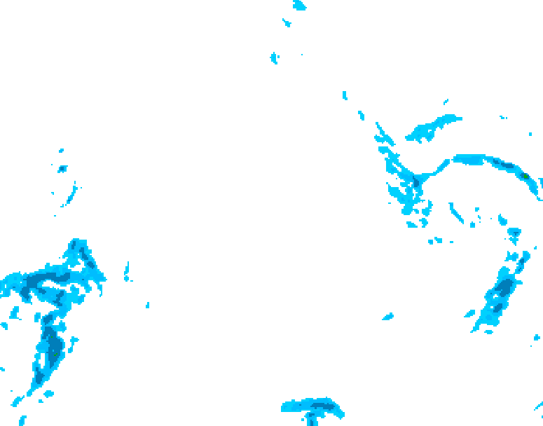 GDPS precipitation 072 hour forecast chart for Canada based on 2025/12/31 0000Z data