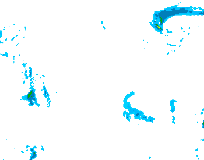 GDPS precipitation 168 hour forecast chart for Canada based on 2025/12/31 0000Z data