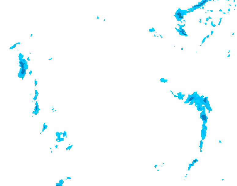 GDPS precipitation 186 hour forecast chart for Canada based on 2025/12/31 0000Z data