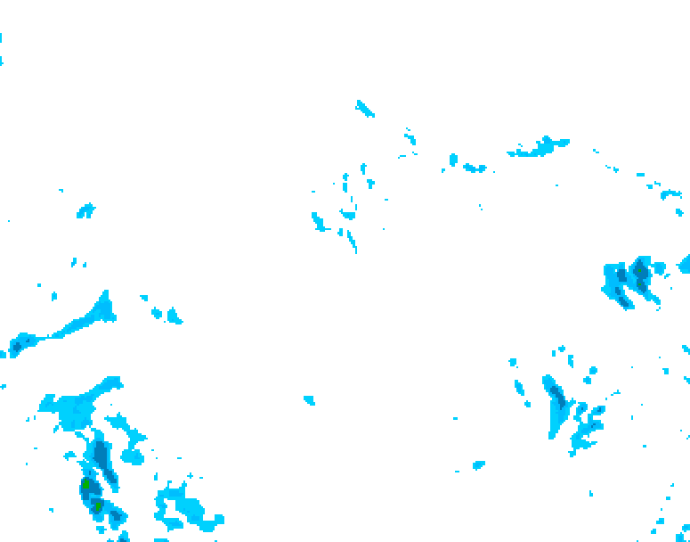GDPS precipitation 024 hour forecast chart for Canada based on 2025/12/31 1200Z data