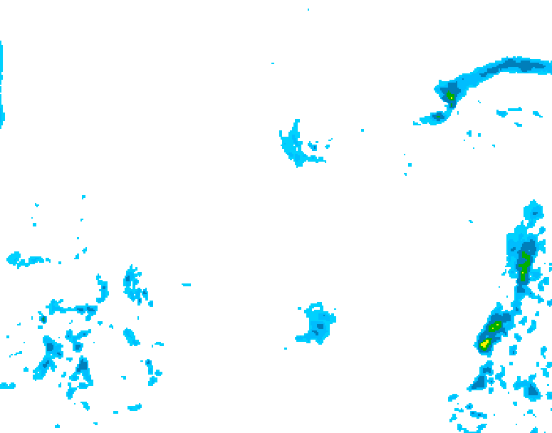 GDPS precipitation 108 hour forecast chart for Canada based on 2025/12/31 1200Z data