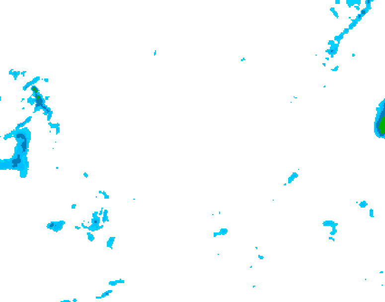 GDPS precipitation 168 hour forecast chart for Canada based on 2025/12/31 1200Z data