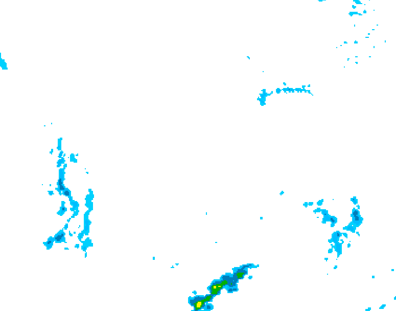 GDPS precipitation 192 hour forecast chart for Canada based on 2025/12/31 1200Z data