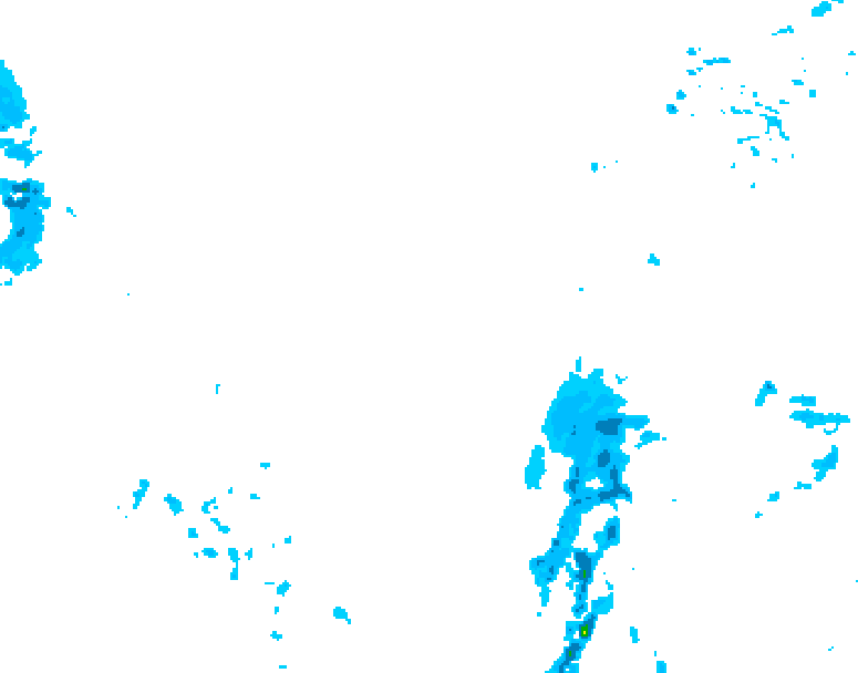 GDPS precipitation 216 hour forecast chart for Canada based on 2025/12/31 1200Z data