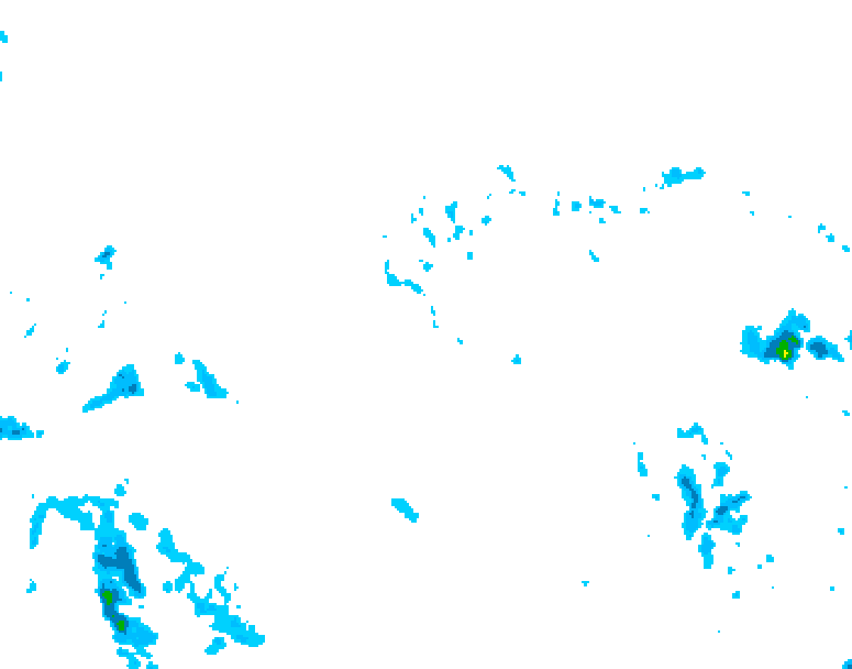 GDPS precipitation 012 hour forecast chart for Canada based on 2026/01/01 0000Z data