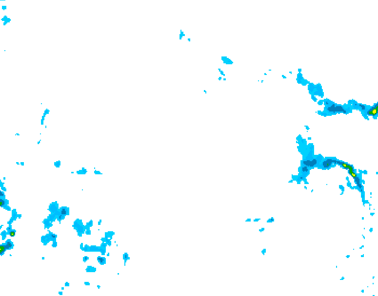 GDPS precipitation 030 hour forecast chart for Canada based on 2026/01/01 0000Z data