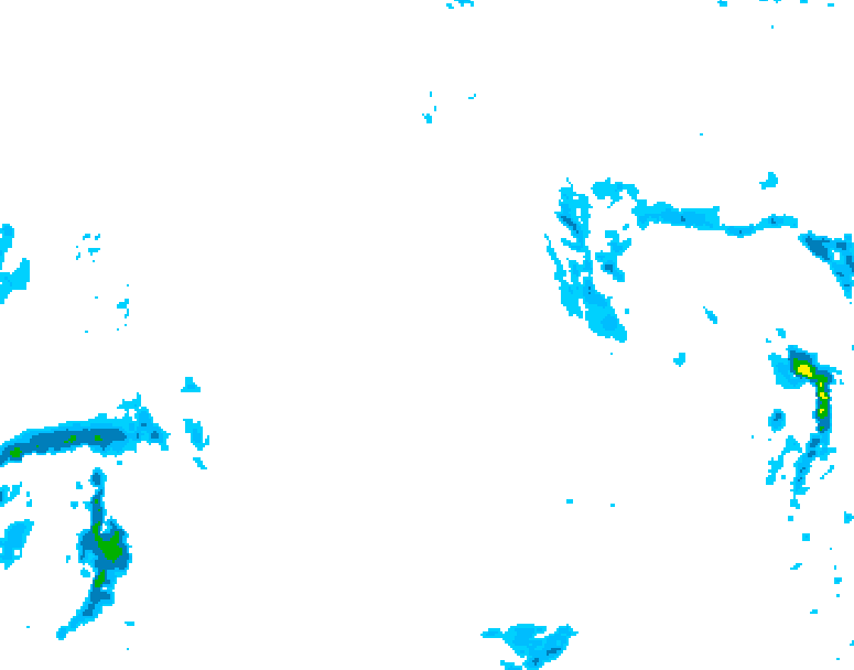 GDPS precipitation 054 hour forecast chart for Canada based on 2026/01/01 0000Z data