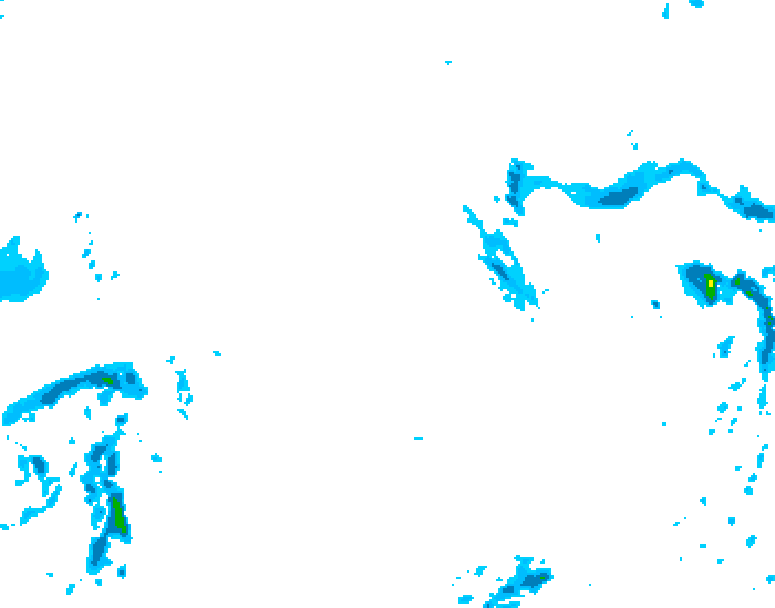 GDPS precipitation 060 hour forecast chart for Canada based on 2026/01/01 0000Z data