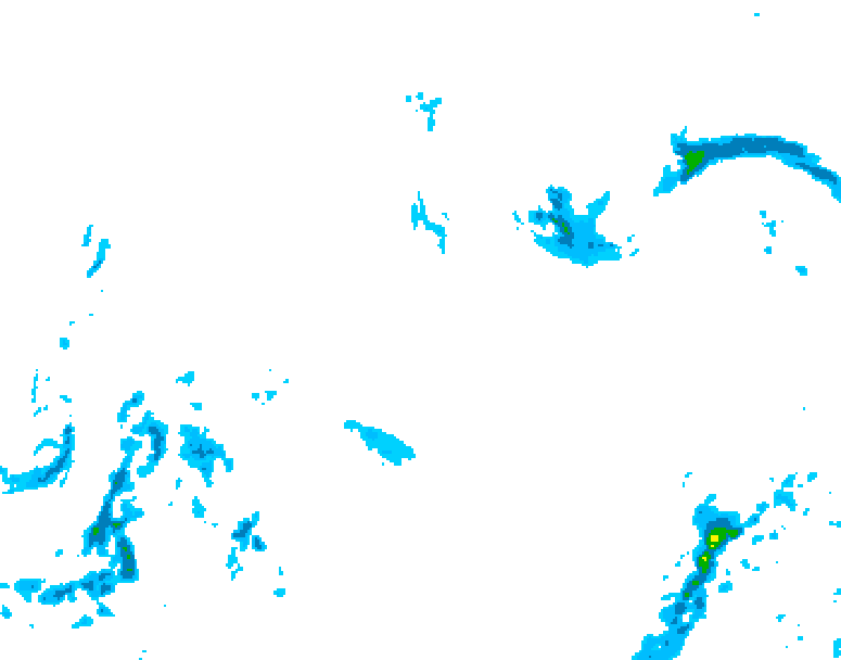 GDPS precipitation 084 hour forecast chart for Canada based on 2026/01/01 0000Z data