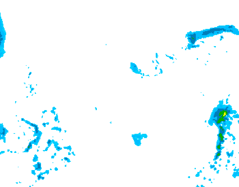 GDPS precipitation 096 hour forecast chart for Canada based on 2026/01/01 0000Z data
