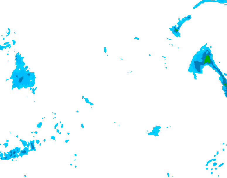 GDPS precipitation 114 hour forecast chart for Canada based on 2026/01/01 0000Z data