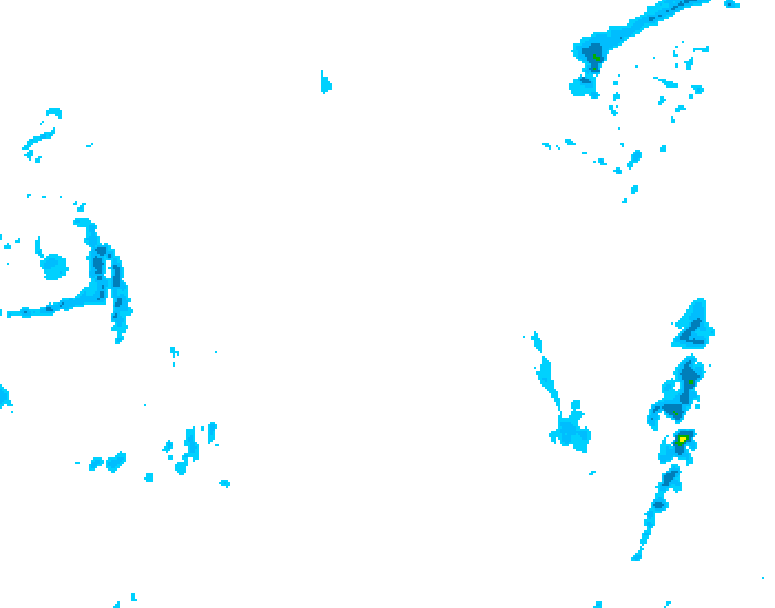 GDPS precipitation 156 hour forecast chart for Canada based on 2026/01/01 0000Z data