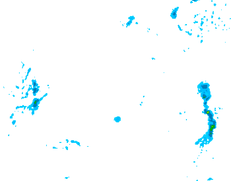 GDPS precipitation 168 hour forecast chart for Canada based on 2026/01/01 0000Z data