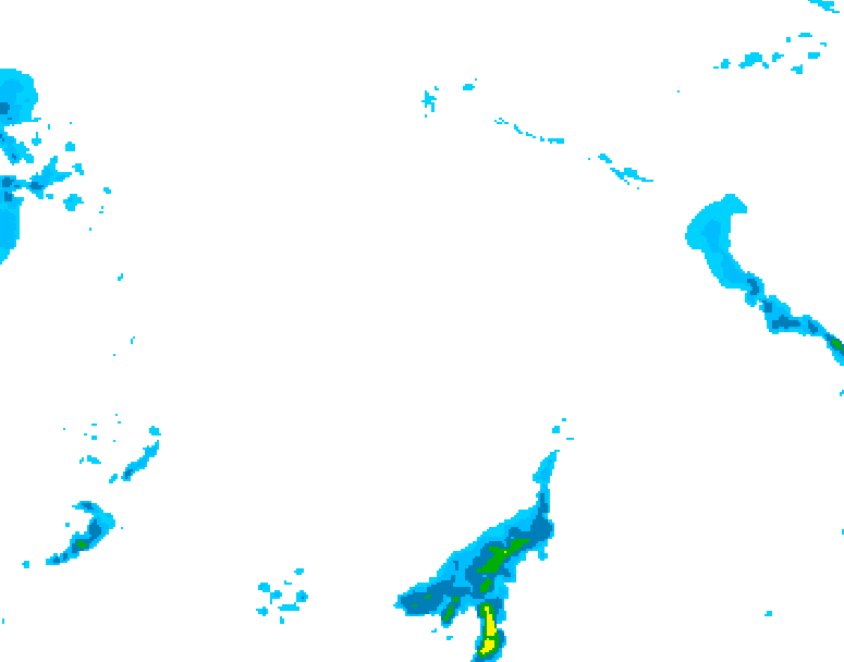 GDPS precipitation 192 hour forecast chart for Canada based on 2026/01/01 0000Z data