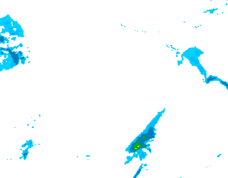 GDPS precipitation 198 hour forecast chart for Canada based on 2026/01/01 0000Z data