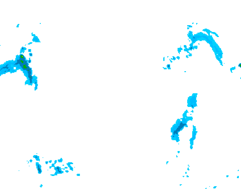 GDPS precipitation 216 hour forecast chart for Canada based on 2026/01/01 0000Z data