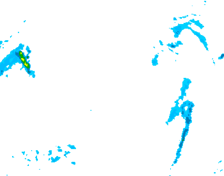 GDPS precipitation 222 hour forecast chart for Canada based on 2026/01/01 0000Z data