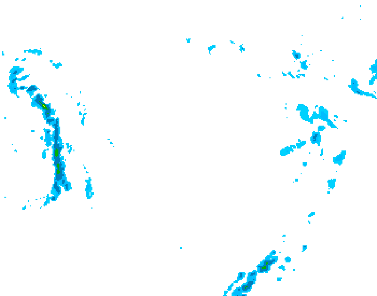 GDPS precipitation 216 hour forecast chart for Canada based on 2026/01/01 1200Z data