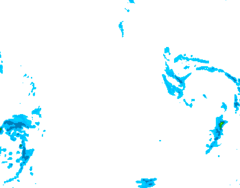 GDPS precipitation 024 hour forecast chart for Canada based on 2026/01/02 0000Z data
