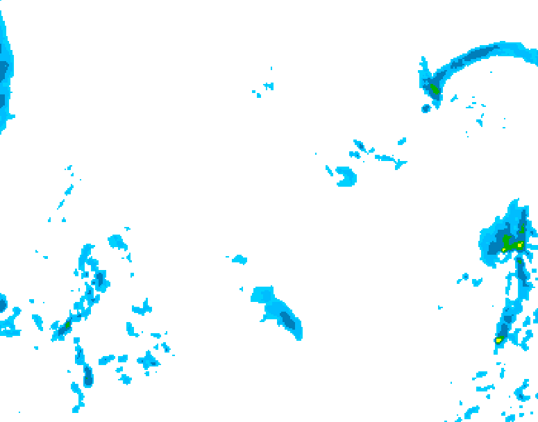 GDPS precipitation 072 hour forecast chart for Canada based on 2026/01/02 0000Z data