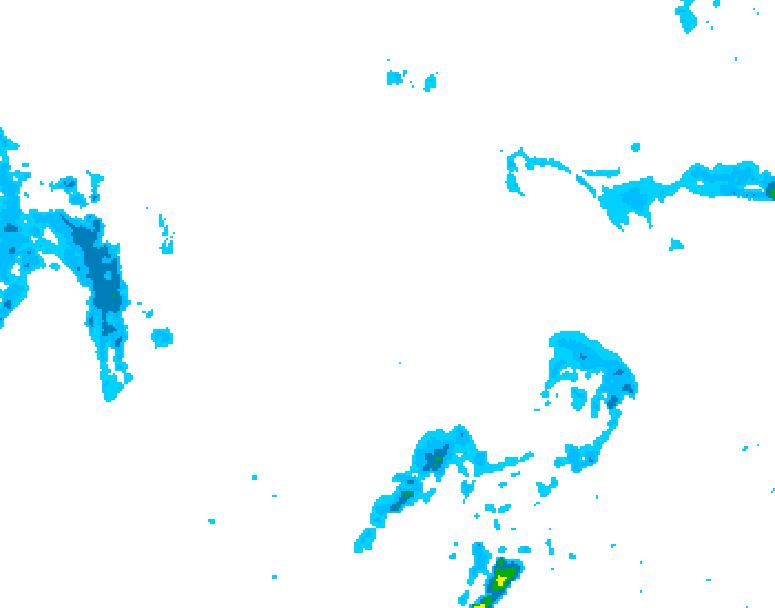 GDPS precipitation 180 hour forecast chart for Canada based on 2026/01/02 0000Z data
