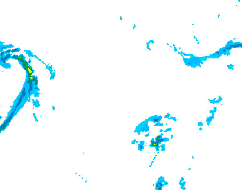 GDPS precipitation 192 hour forecast chart for Canada based on 2026/01/02 0000Z data