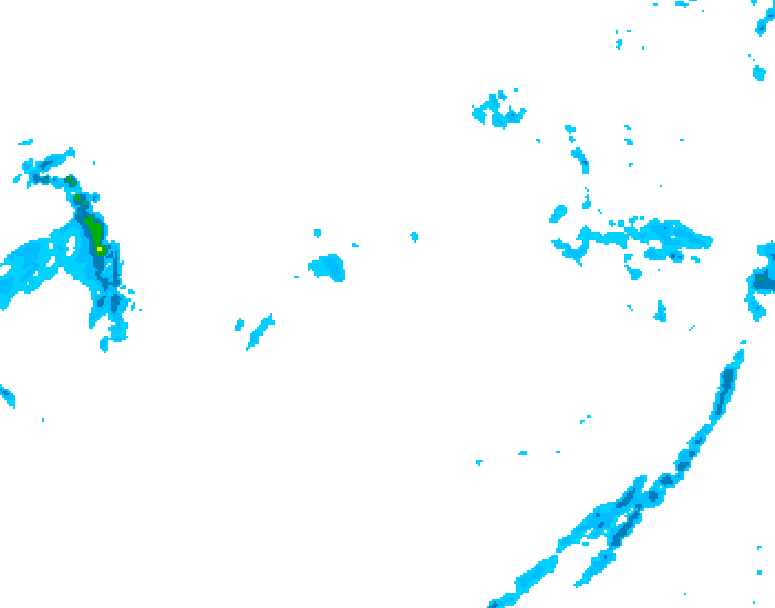 GDPS precipitation 228 hour forecast chart for Canada based on 2026/01/02 0000Z data