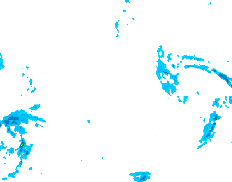 GDPS precipitation 012 hour forecast chart for Canada based on 2026/01/02 1200Z data