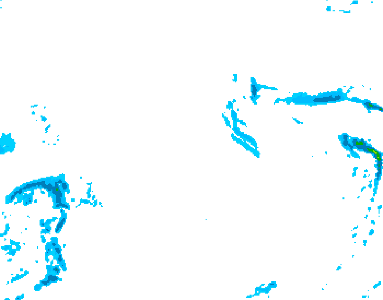 GDPS precipitation 024 hour forecast chart for Canada based on 2026/01/02 1200Z data