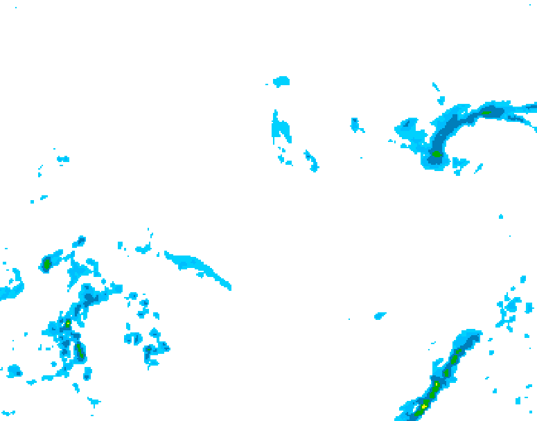 GDPS precipitation 042 hour forecast chart for Canada based on 2026/01/02 1200Z data