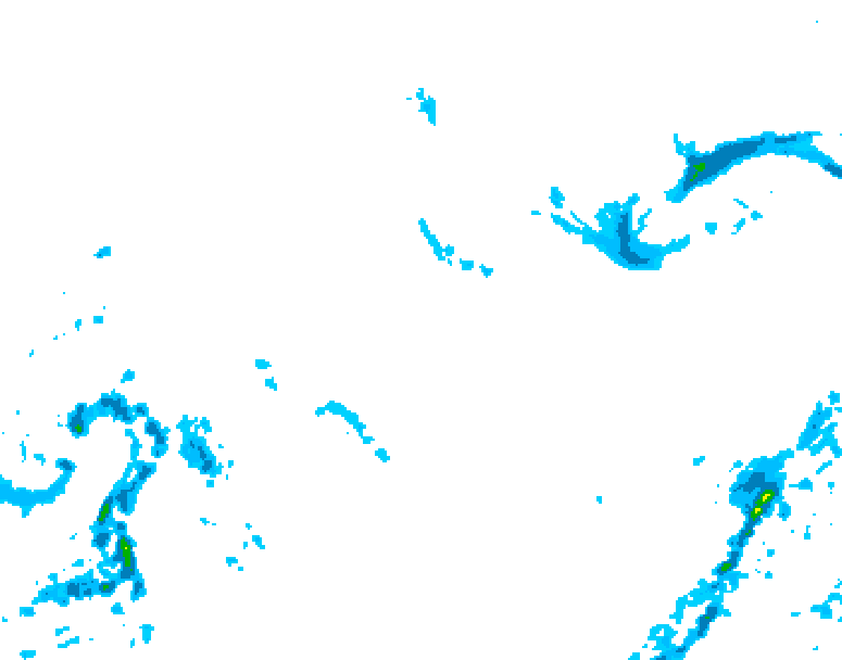GDPS precipitation 048 hour forecast chart for Canada based on 2026/01/02 1200Z data