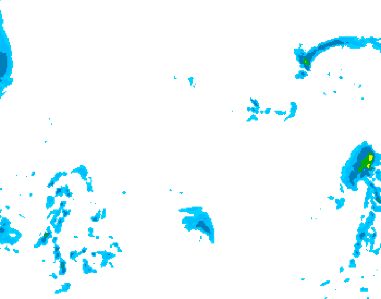 GDPS precipitation 060 hour forecast chart for Canada based on 2026/01/02 1200Z data