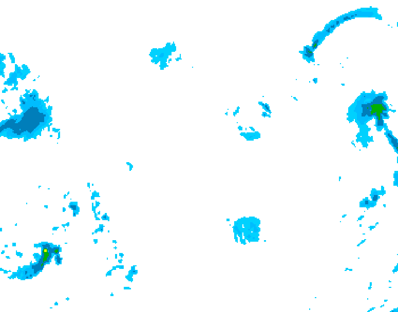 GDPS precipitation 072 hour forecast chart for Canada based on 2026/01/02 1200Z data