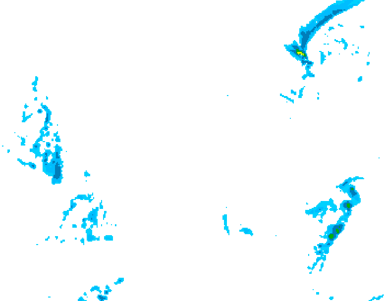 GDPS precipitation 114 hour forecast chart for Canada based on 2026/01/02 1200Z data