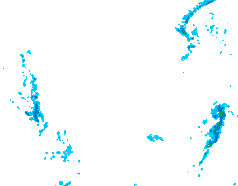 GDPS precipitation 120 hour forecast chart for Canada based on 2026/01/02 1200Z data