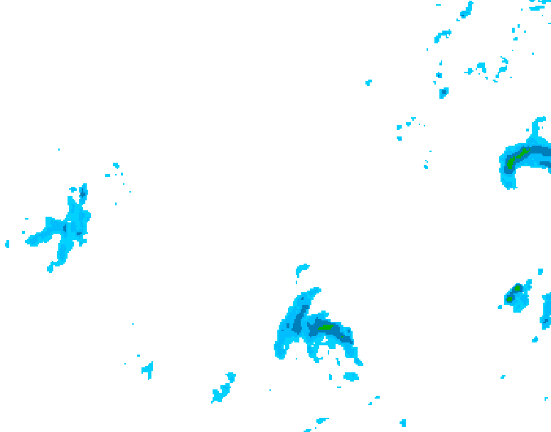 GDPS precipitation 150 hour forecast chart for Canada based on 2026/01/02 1200Z data