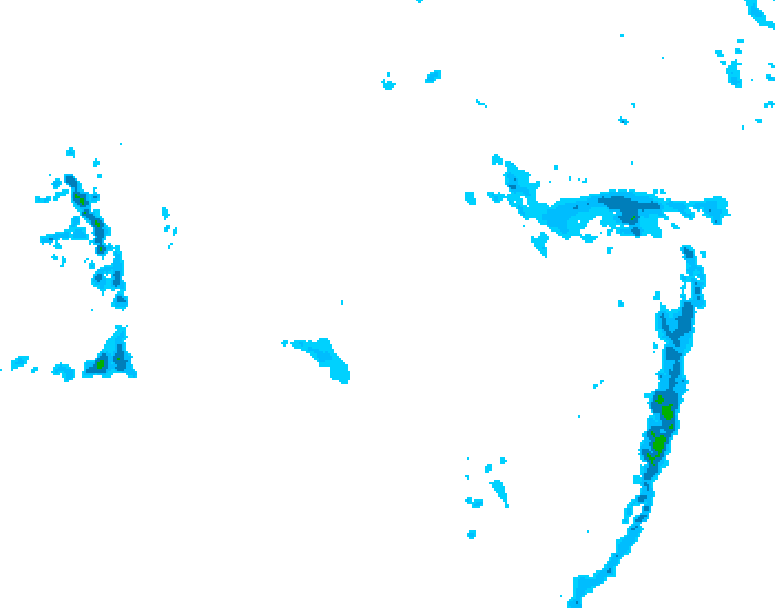 GDPS precipitation 210 hour forecast chart for Canada based on 2026/01/02 1200Z data