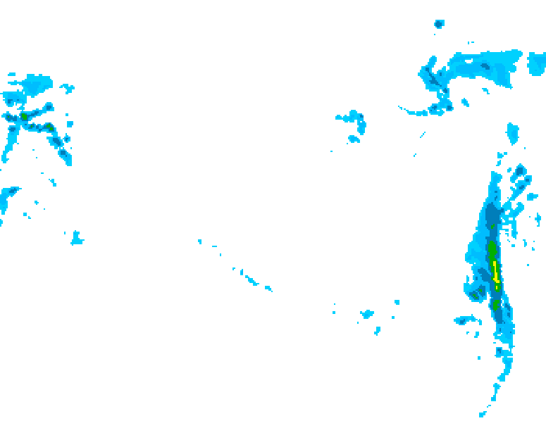 GDPS precipitation 234 hour forecast chart for Canada based on 2026/01/02 1200Z data