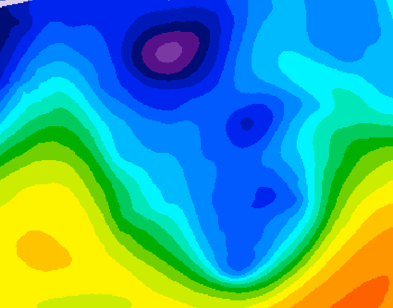 GDPS 500 millibar geopotential height 210 hour forecast chart for Canada based on 2026/01/03 0000Z data