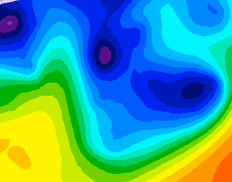 GDPS 500 millibar geopotential height 240 hour forecast chart for Canada based on 2026/01/03 0000Z data