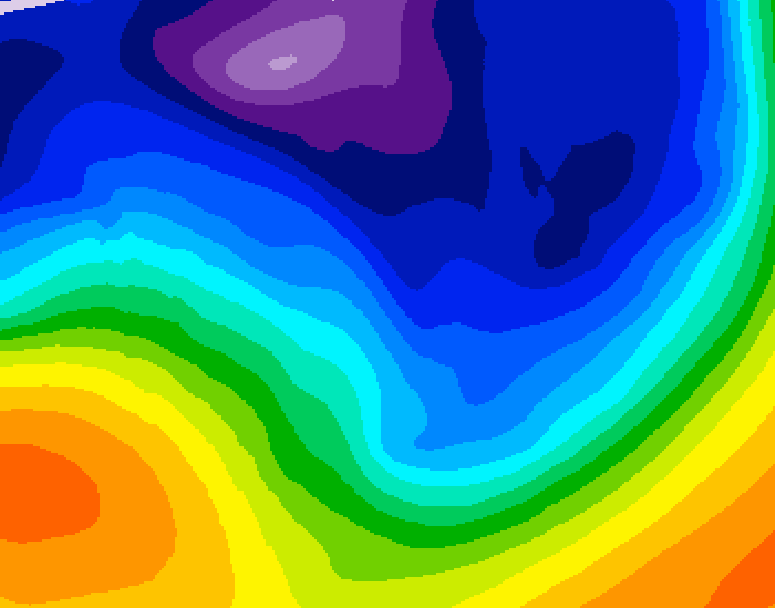 GDPS 500 millibar geopotential height 240 hour forecast chart for Canada based on 2026/01/03 1200Z data