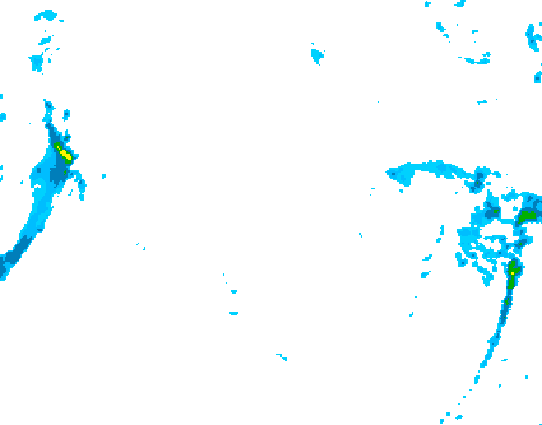 GDPS precipitation 228 hour forecast chart for Canada based on 2026/01/03 0000Z data
