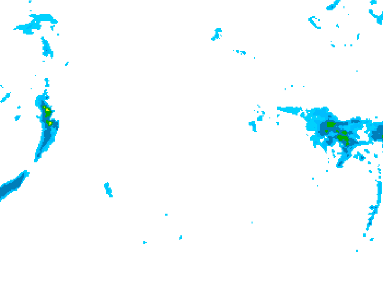 GDPS precipitation 234 hour forecast chart for Canada based on 2026/01/03 0000Z data