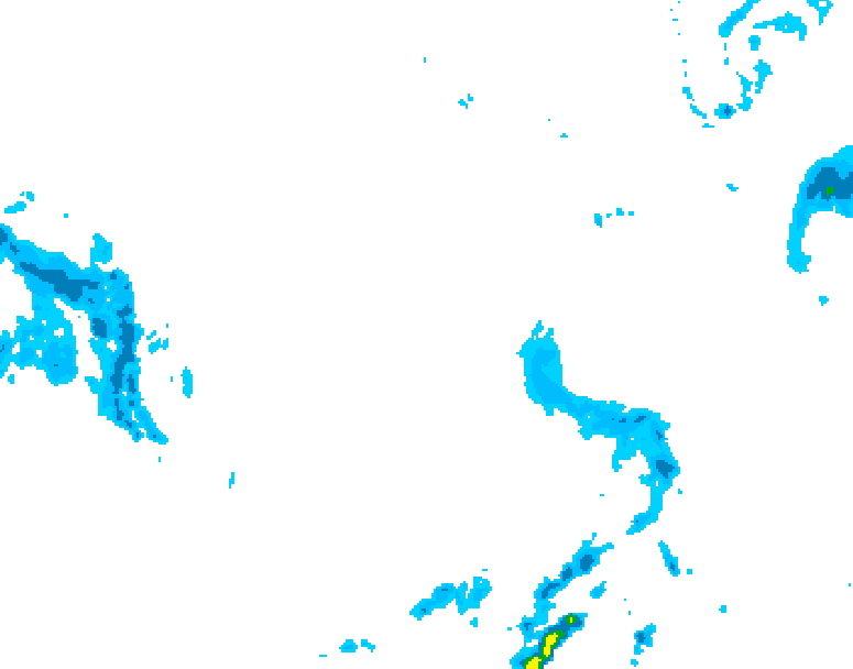 GDPS precipitation 144 hour forecast chart for Canada based on 2026/01/03 1200Z data