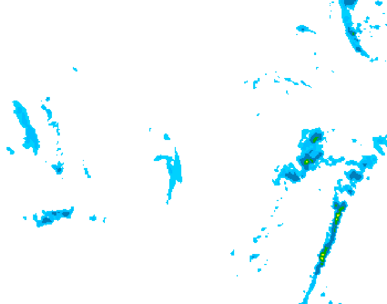 GDPS precipitation 192 hour forecast chart for Canada based on 2026/01/03 1200Z data