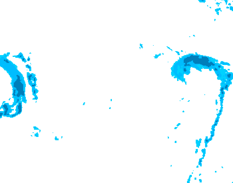 GDPS precipitation 204 hour forecast chart for Canada based on 2026/01/03 1200Z data
